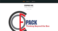 Desktop Screenshot of coepack.com